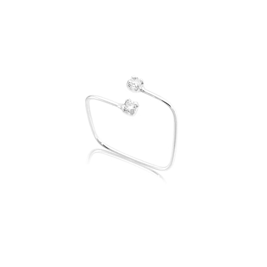 ANEL QUADRADO PEDRAS REGULÁVEL