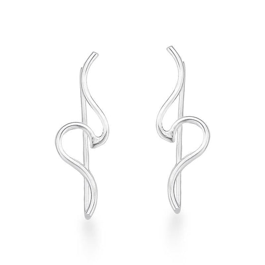 Brinco ear cuff onda