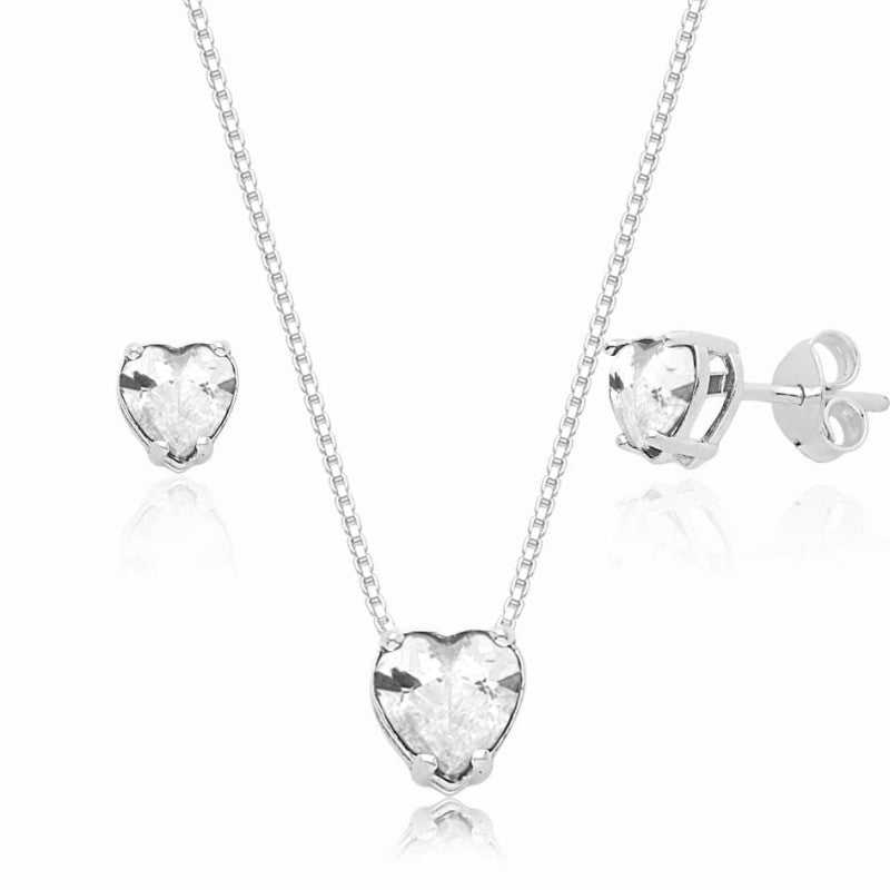 CONJUNTO CORAÇÃO CRISTAL