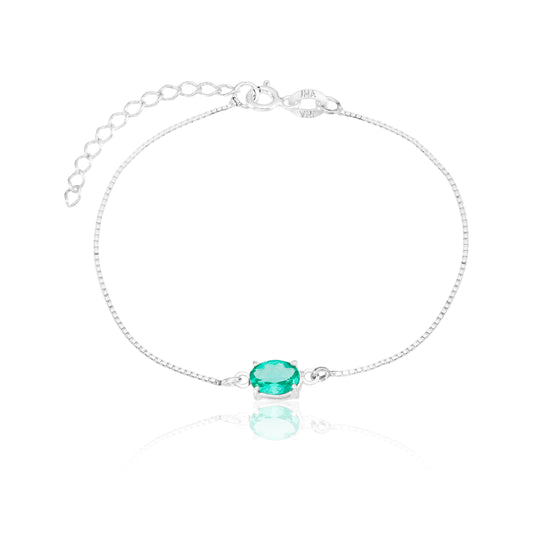 PULSEIRA VENEZIANA PEDRA OVAL