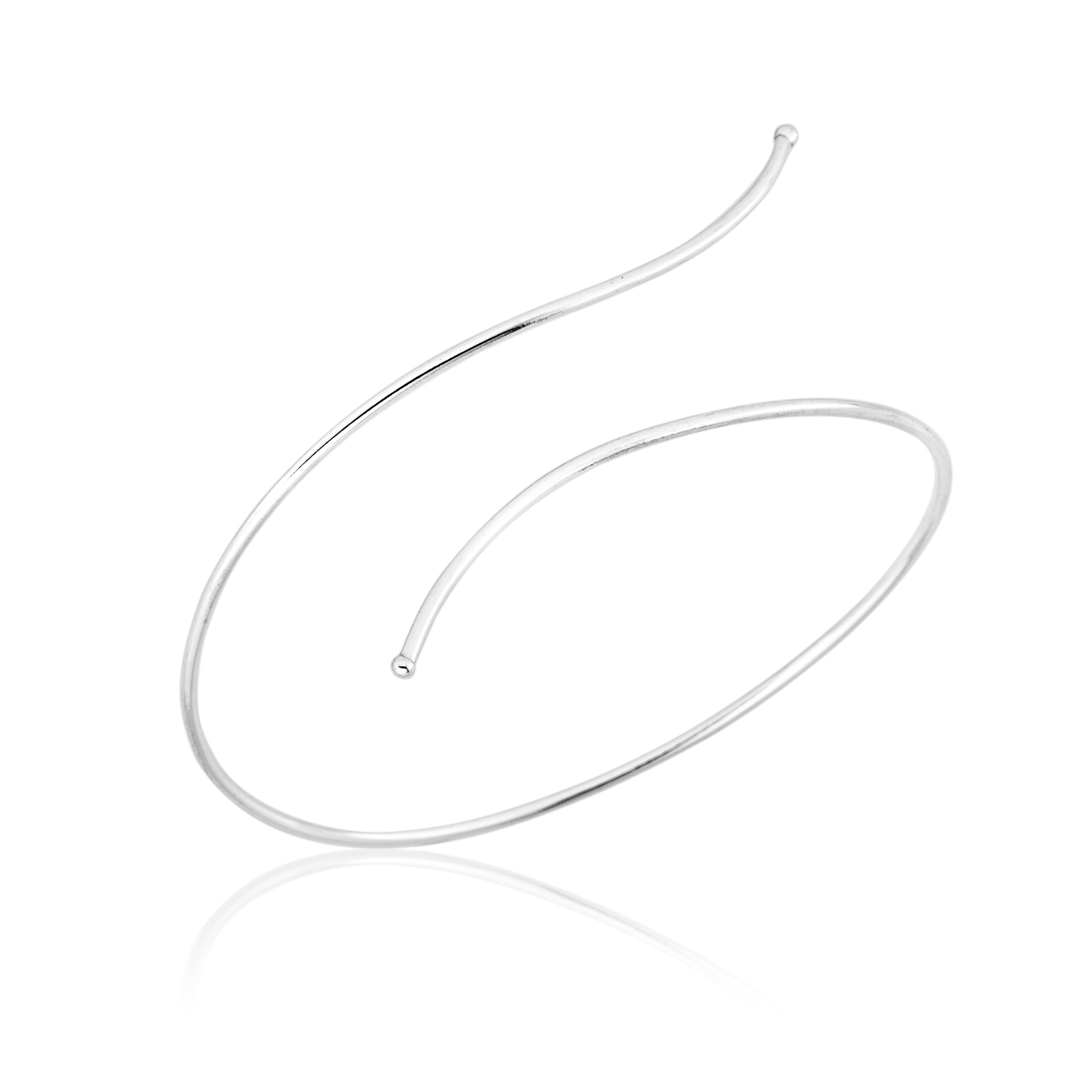 BRACELETE REGULÁVEL FIO LISO BOLINHA