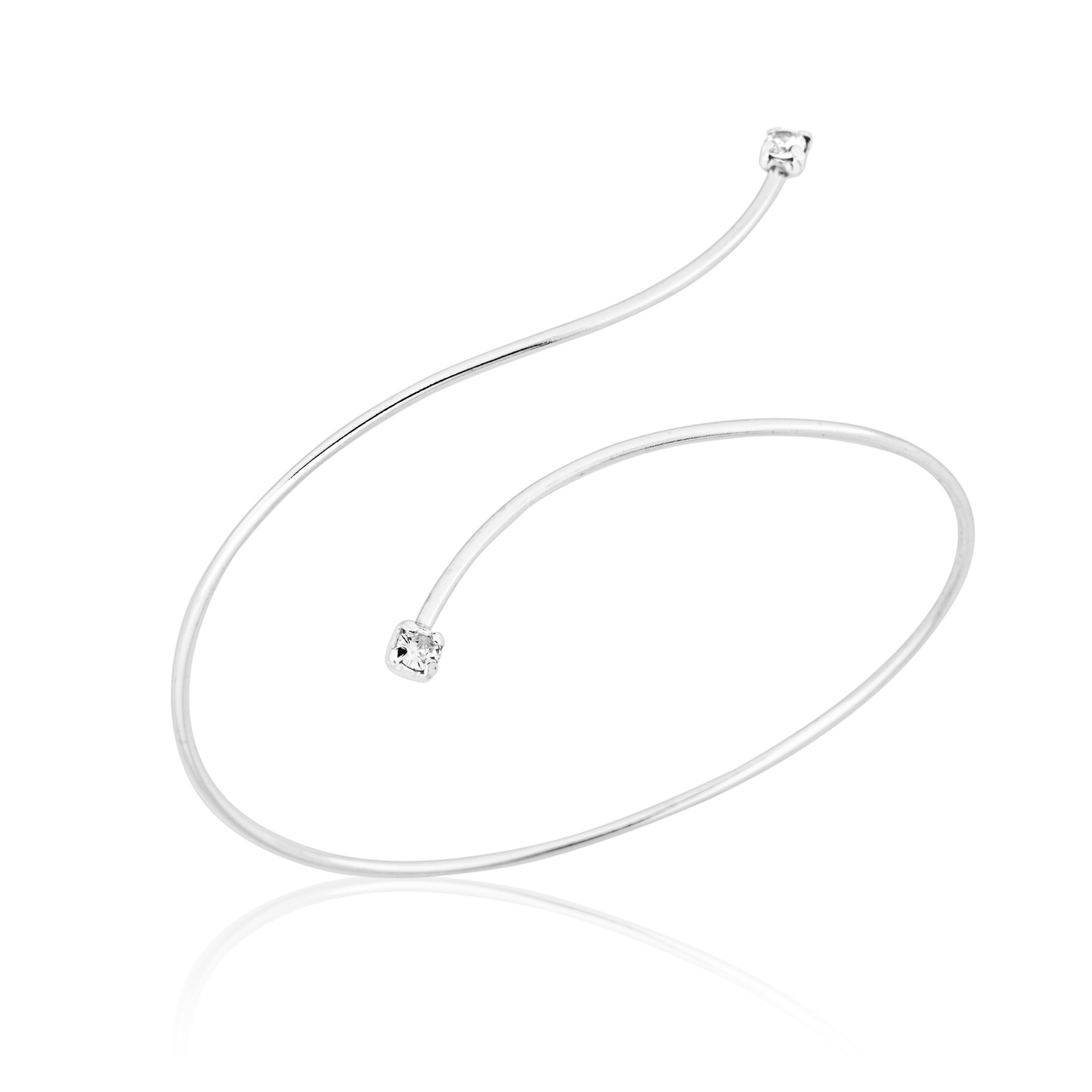 BRACELETE REGULÁVEL FIO LISO PONTO DE LUZ